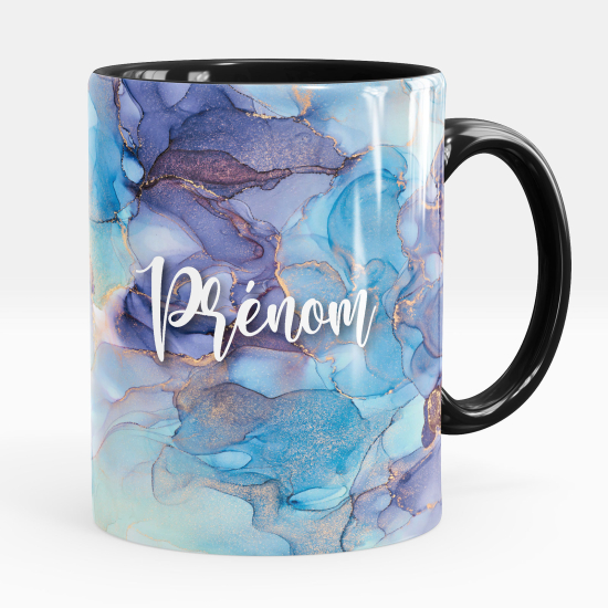 Personalized Mug - Marbled effect