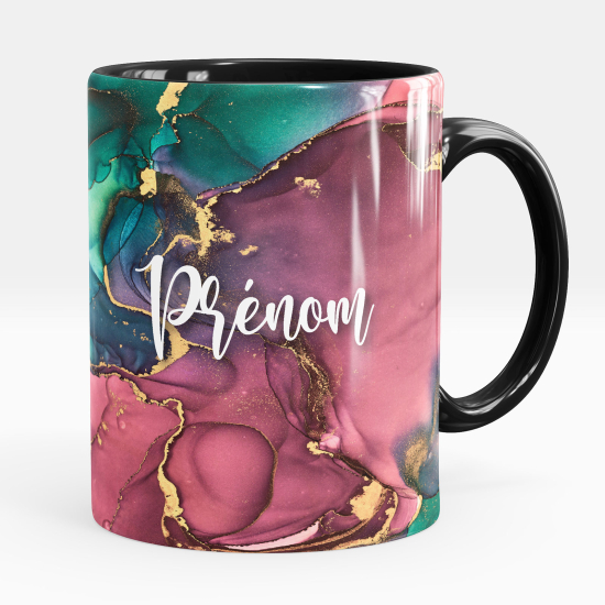 Personalized Mug - Marbled effect