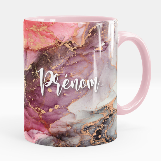 Personalized Mug - Marbled effect