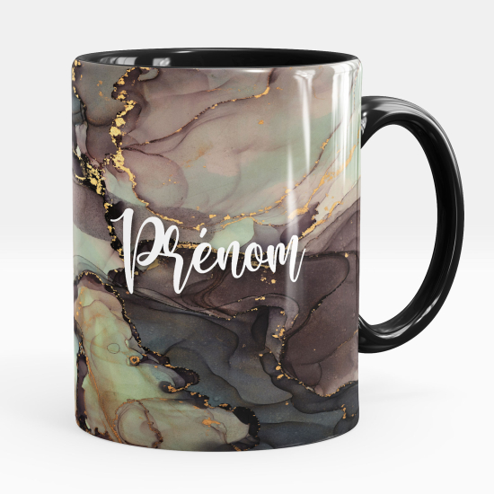 Personalized Mug - Marbled effect