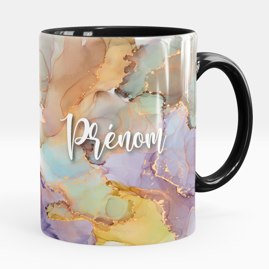 Personalized Mug - Marbled effect