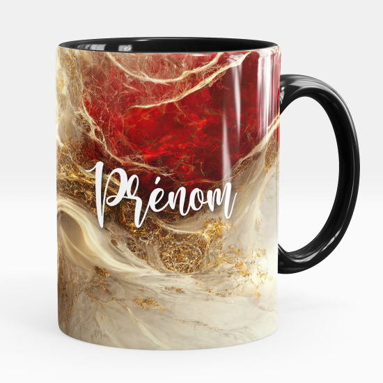 Personalized Mug - Marbled effect