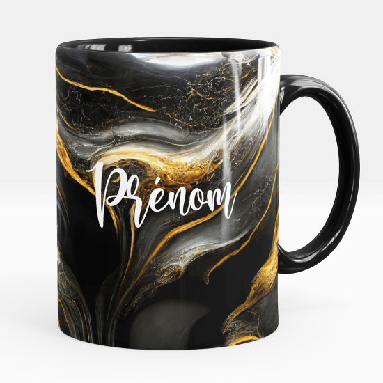 Personalized Mug - Marbled effect