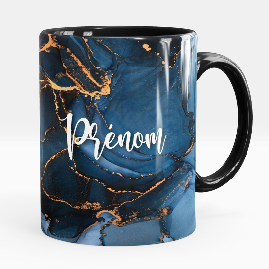 Personalized Mug - Marbled effect