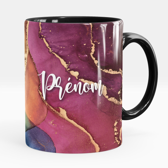 Personalized Mug - Marbled effect