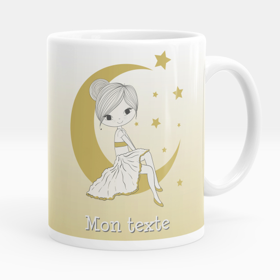 Personalized Mug - Moon Girl