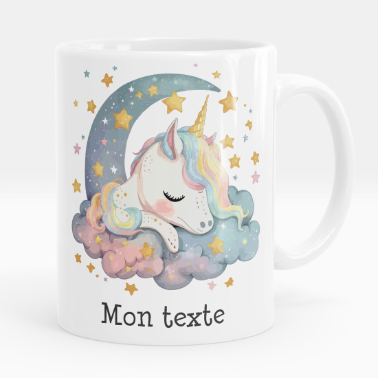 Personalized Mug - Moon unicorn