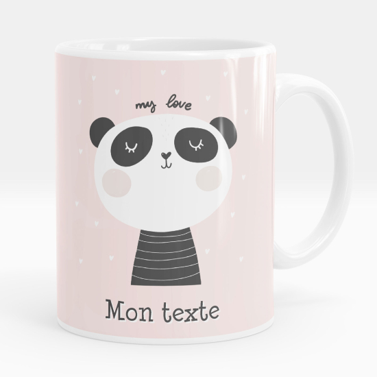 Personalized Mug - Panda my love