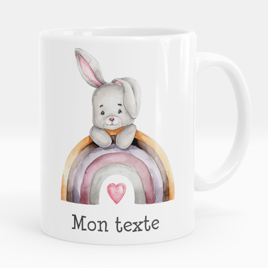 Personalized Mug - Rainbow Rabbit