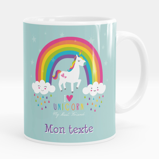 Personalized Mug - Rainbow Unicorn