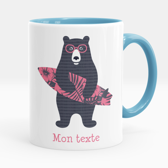 Personalized Mug - Surfing bears