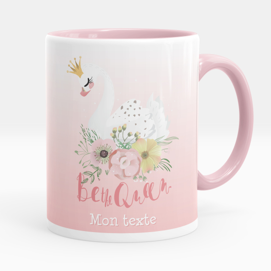 Personalized Mug - Swan be the queen