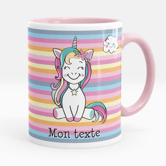 Personalized Mug - Unicorns smile