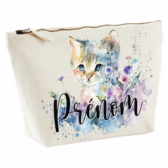 Personalized Pencil / Pouch - Cat