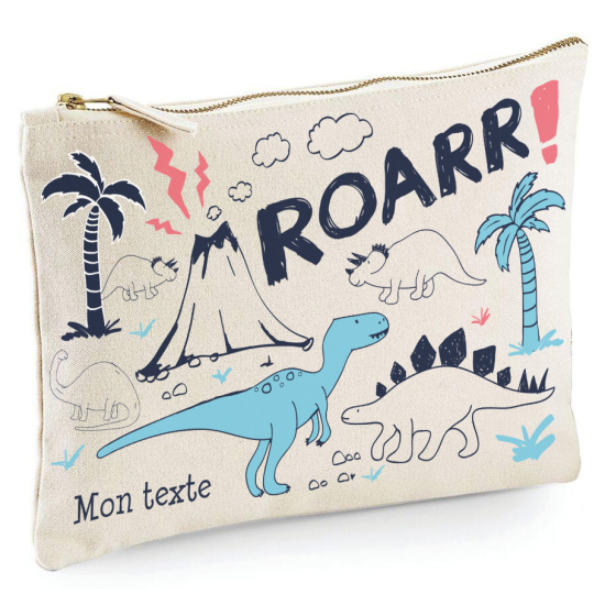 Personalized Pencil / Pouch - Dinosaurs