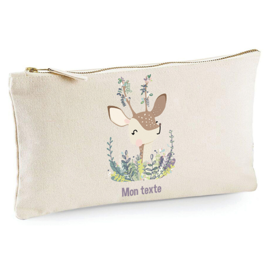 Personalized Pencil / Pouch - Fawn