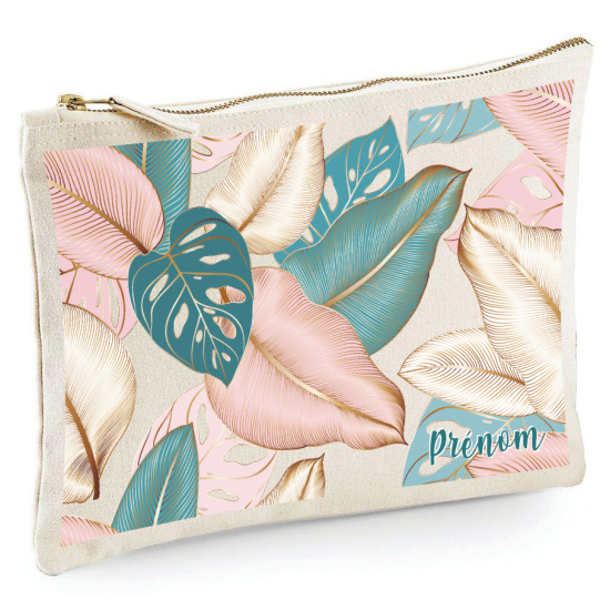 Personalized Pencil / Pouch - Flowers