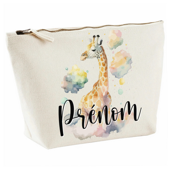 Personalized Pencil / Pouch - Giraffe