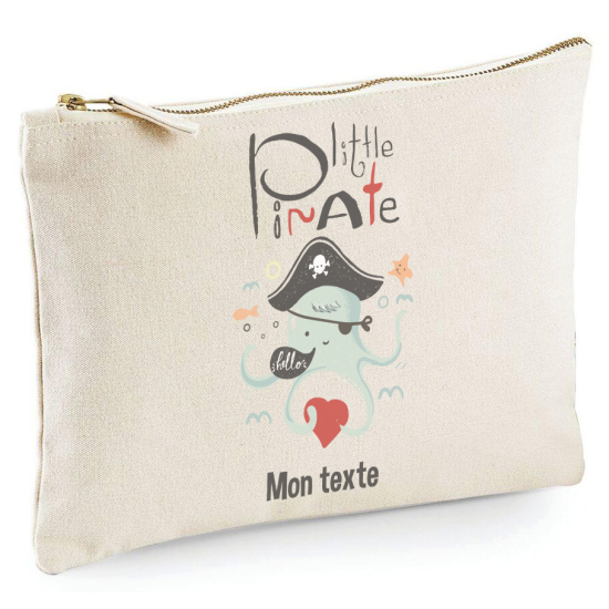 Personalized Pencil / Pouch - Little Pirate