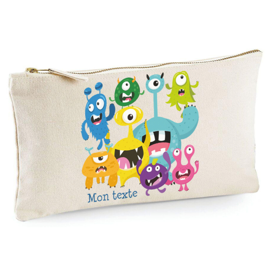 Personalized Pencil / Pouch - Monsters