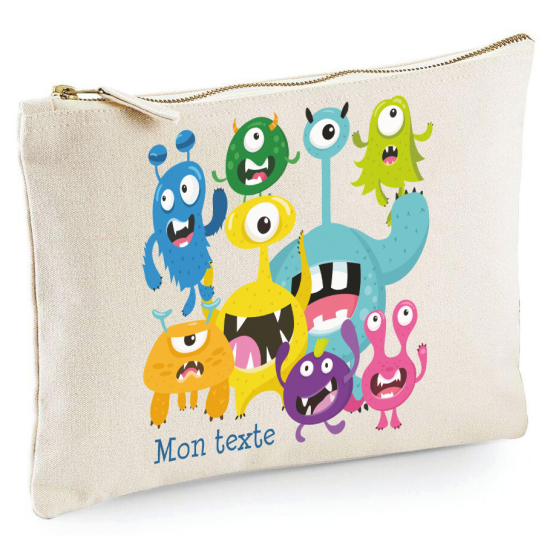 Personalized Pencil / Pouch - Monsters