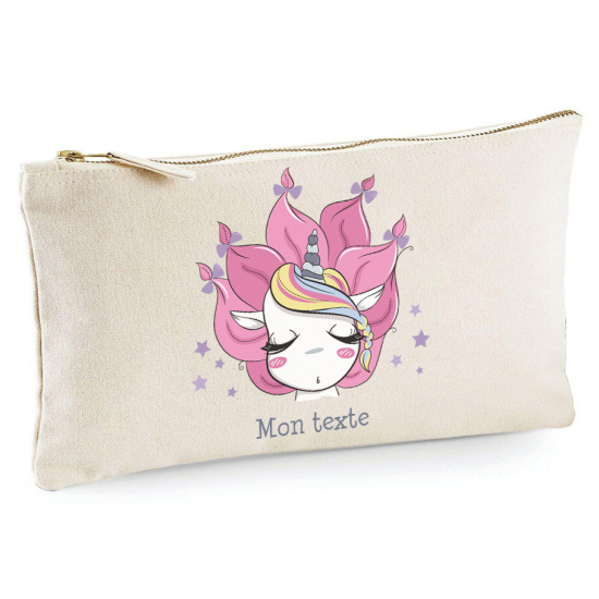 Personalized Pencil / Pouch - Unicorn