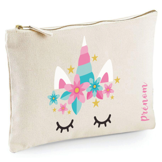 Personalized Pencil / Pouch - Unicorn