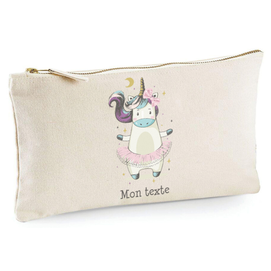 Personalized Pencil / Pouch - Unicorn Dancer