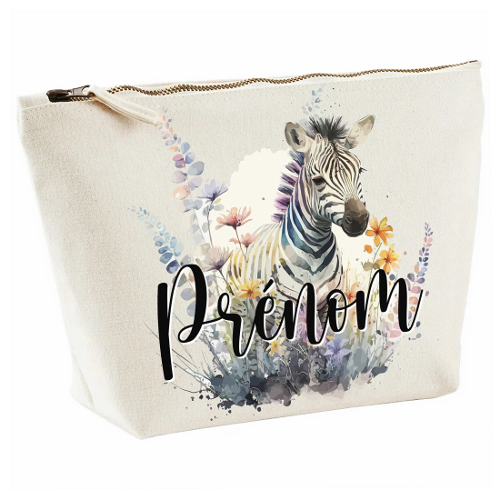 Personalized Pencil / Pouch - Zebra