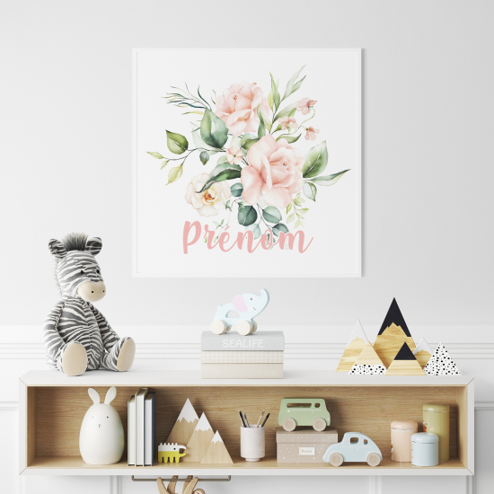 Personalized Poster for Kids - Bouquet of Flowers