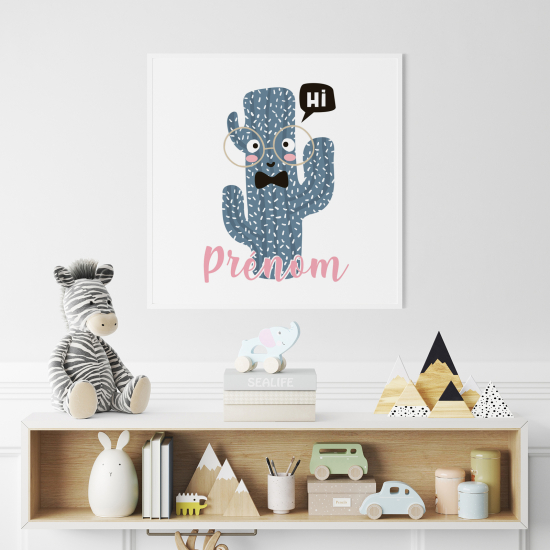 Personalized Poster for Kids - Cactus