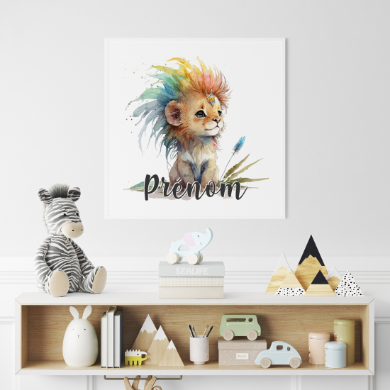 Personalized Poster for Kids - Colored cub