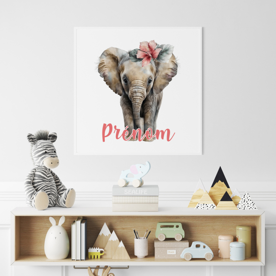 Personalized Poster for Kids - Elephant