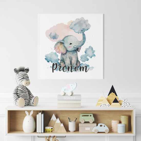 Personalized Poster for Kids - Elephant