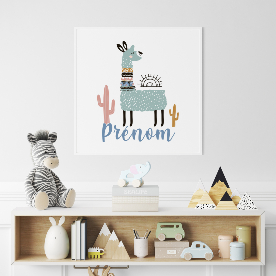 Personalized Poster for Kids - Lama