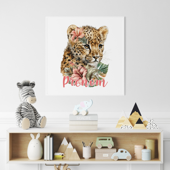 Personalized Poster for Kids - Leopard