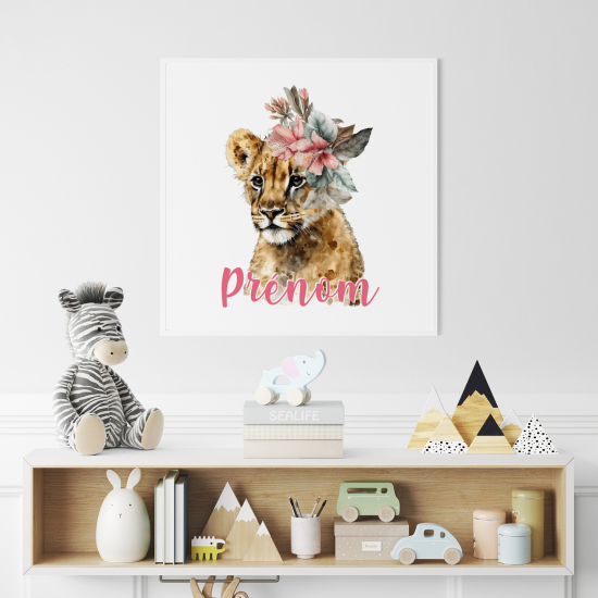 Personalized Poster for Kids - Lion