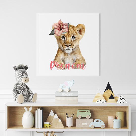 Personalized Poster for Kids - Lion