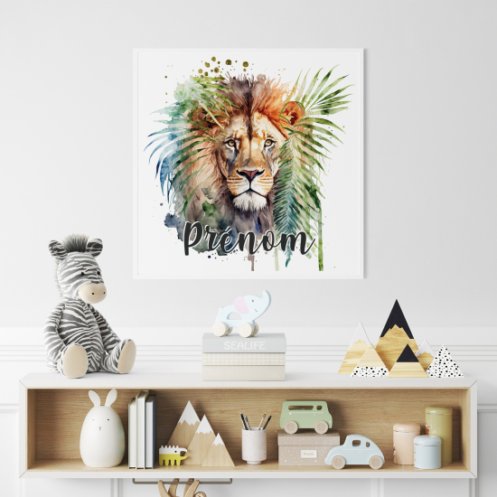 Personalized Poster for Kids - Lion