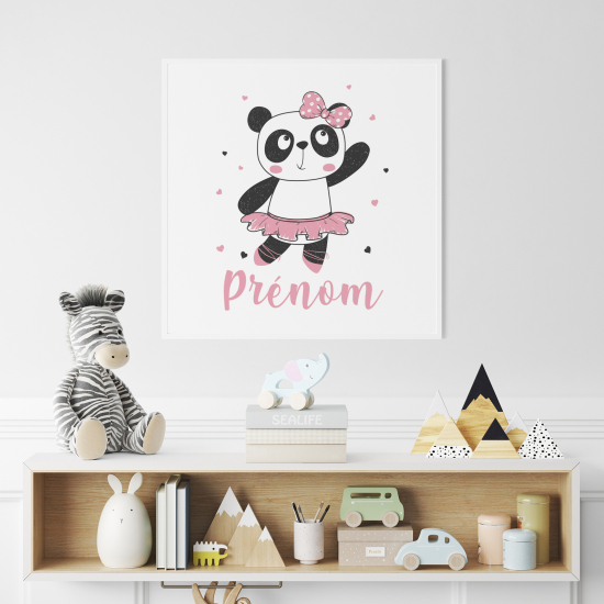 Personalized Poster for Kids - Panda