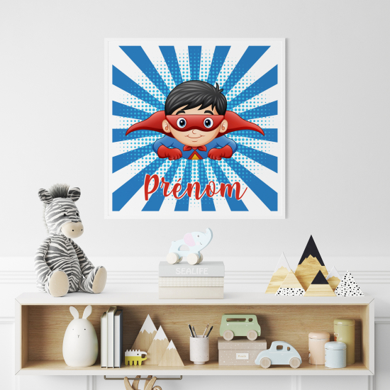 Personalized Poster for Kids - Super Heroes