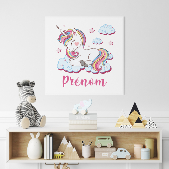 Personalized Poster for Kids - Unicorn