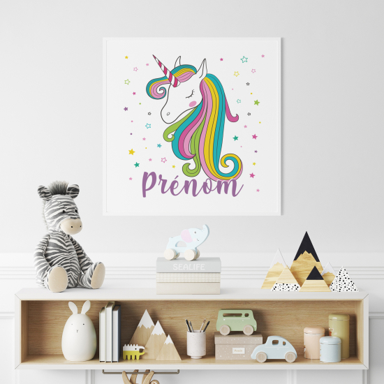 Personalized Poster for Kids - Unicorn