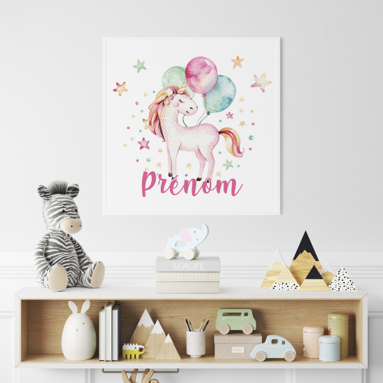 Personalized Poster for Kids - Unicorn