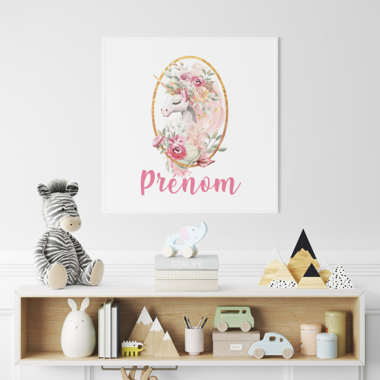 Personalized Poster for Kids - Unicorn