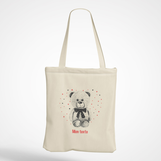 Personalized Tote Bag - Bear