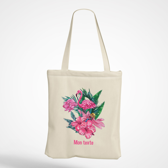 Personalized Tote Bag - Flamingo