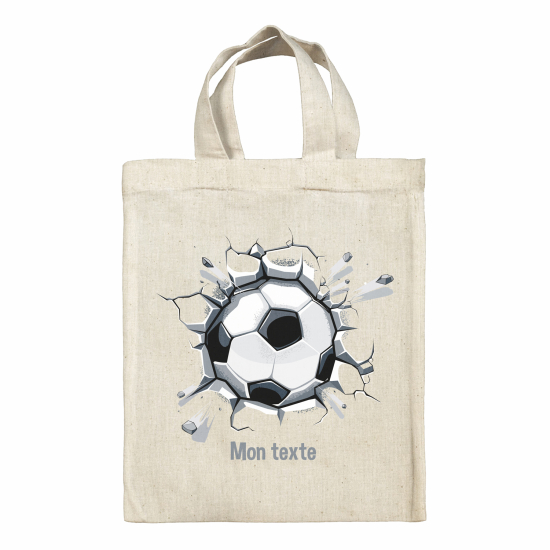 Personalized tote bag for kids - Football balloon