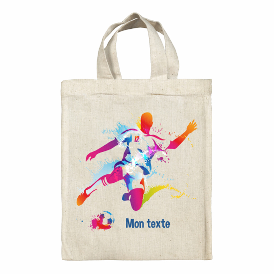 Personalized tote bag for kids - Footballer