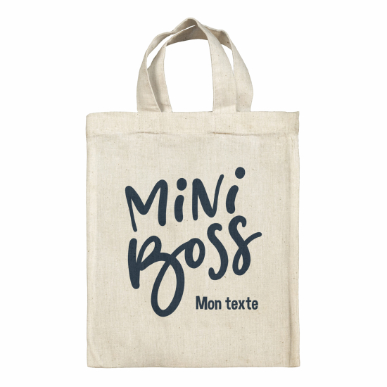 Personalized tote bag for kids - Mini boss